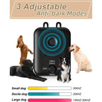 CICPAP Anti Barking Device, Ultrasonic Dog Barking Control Devices, Rechargeable Bark Deterrent Devices Bark Box for Outdoor & Indoor Dog Use, 3 Modes Dog Barking Silencer Safe for Dogs