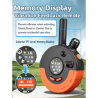 CICPAP 4000FT Dog Training Collar with Remote, Waterproof Shock Collar for Dogs with SOS & Solid Light, 3 Training Modes with Beep Vibration and Boosted Shock, Rechargeable E-Collar for All Breeds
